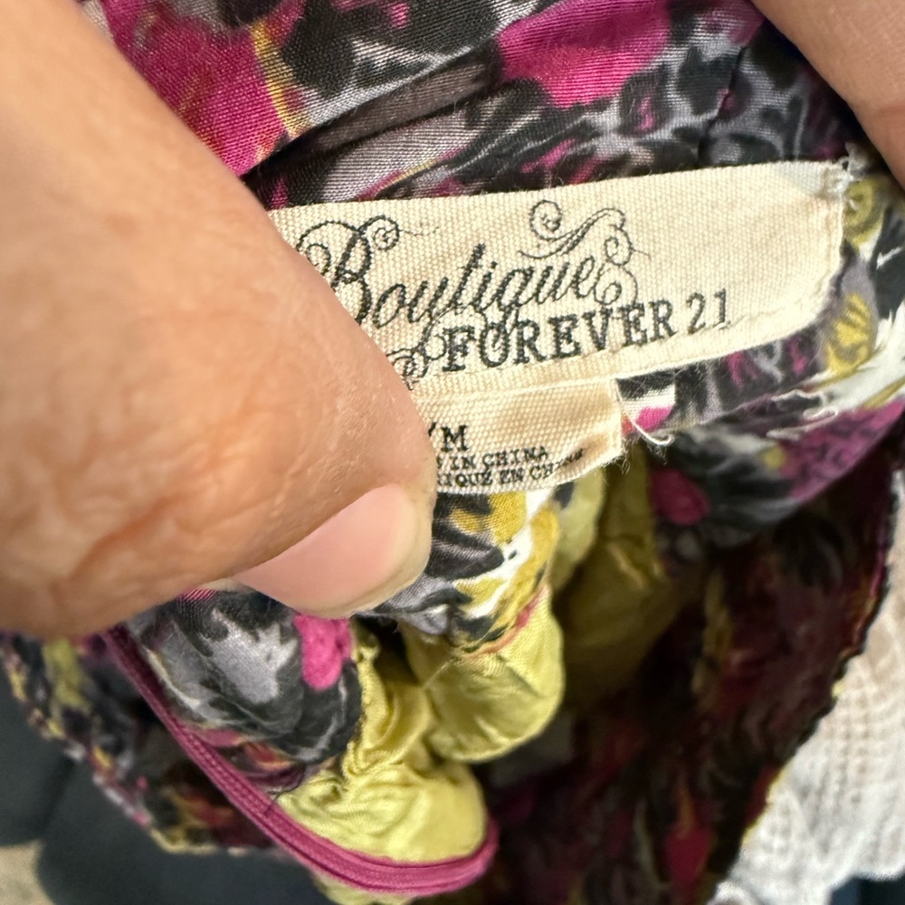 BOUTIQUE FOREVER 21 silk blend skirt - Picture 2 of 5